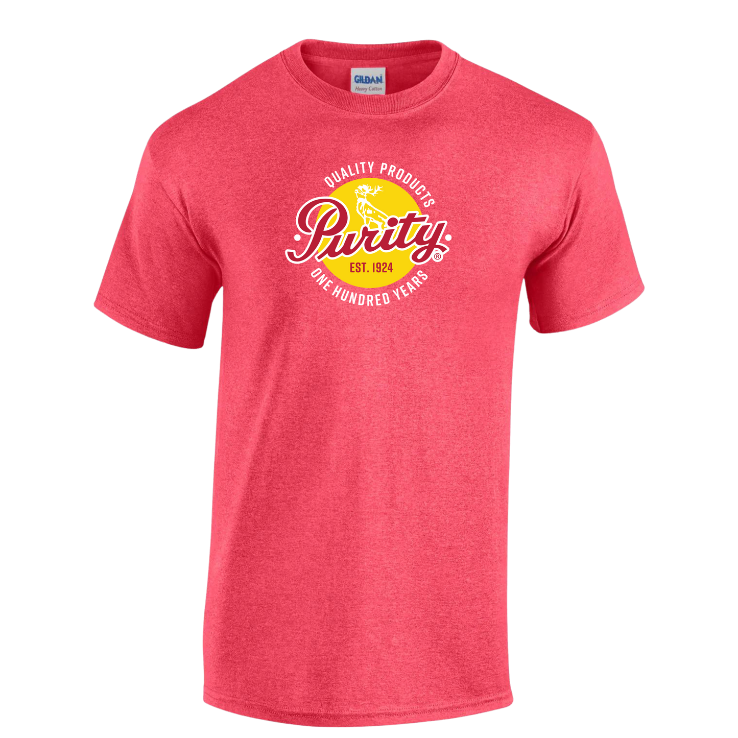 Red Unisex Purity T-Shirt - 100 Years (colour)