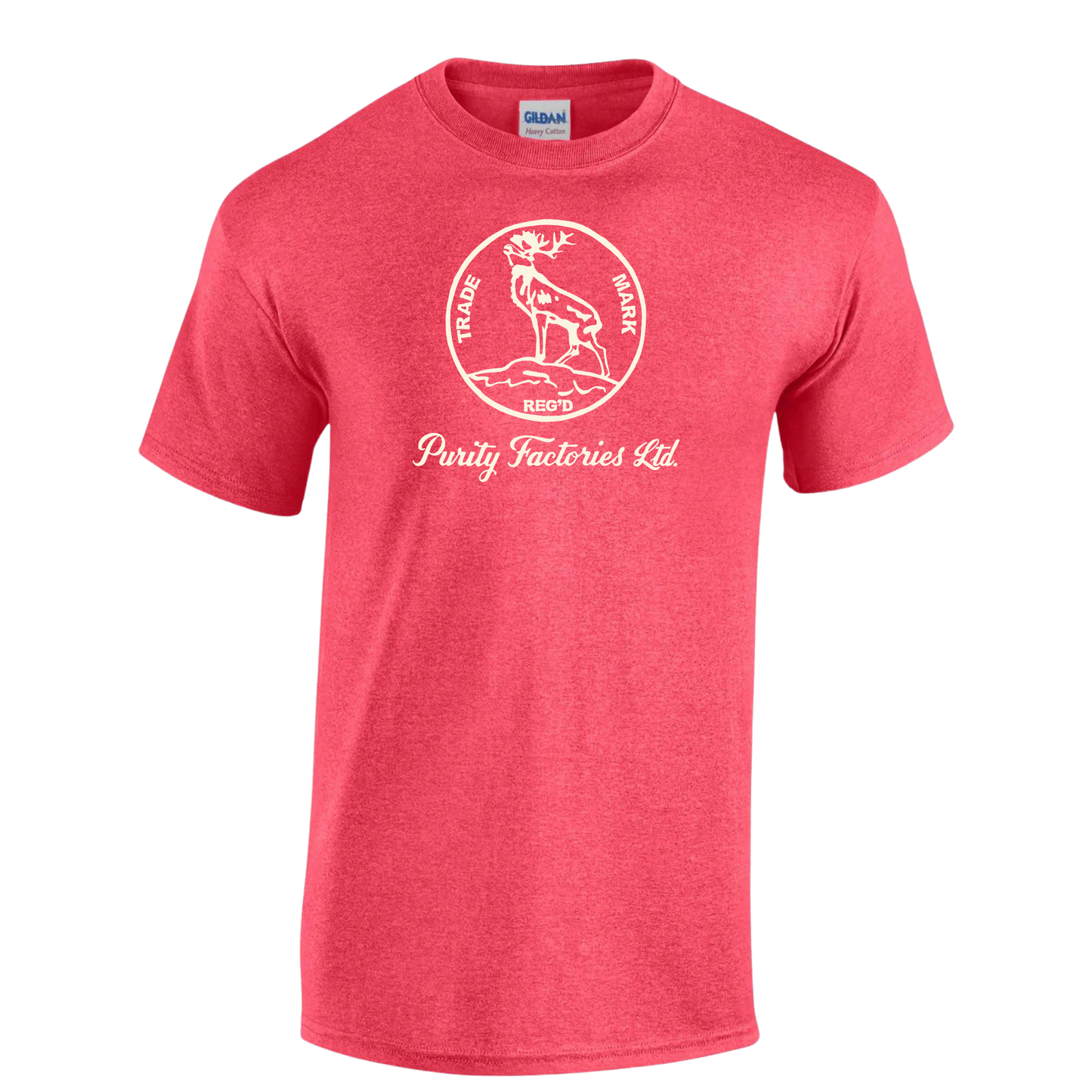 Red Unisex Purity T-Shirt - Caribou