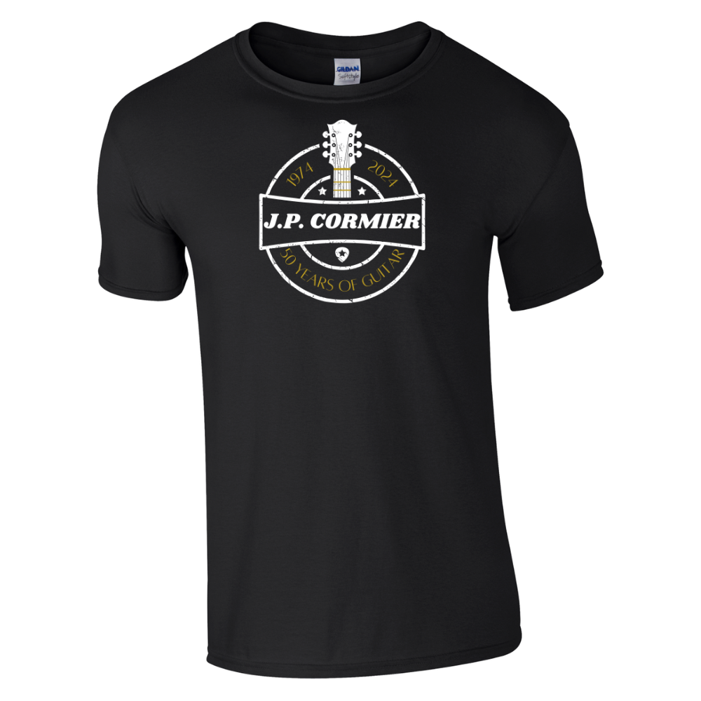 J.P. Cormier 50 Years of Guitar T-Shirt