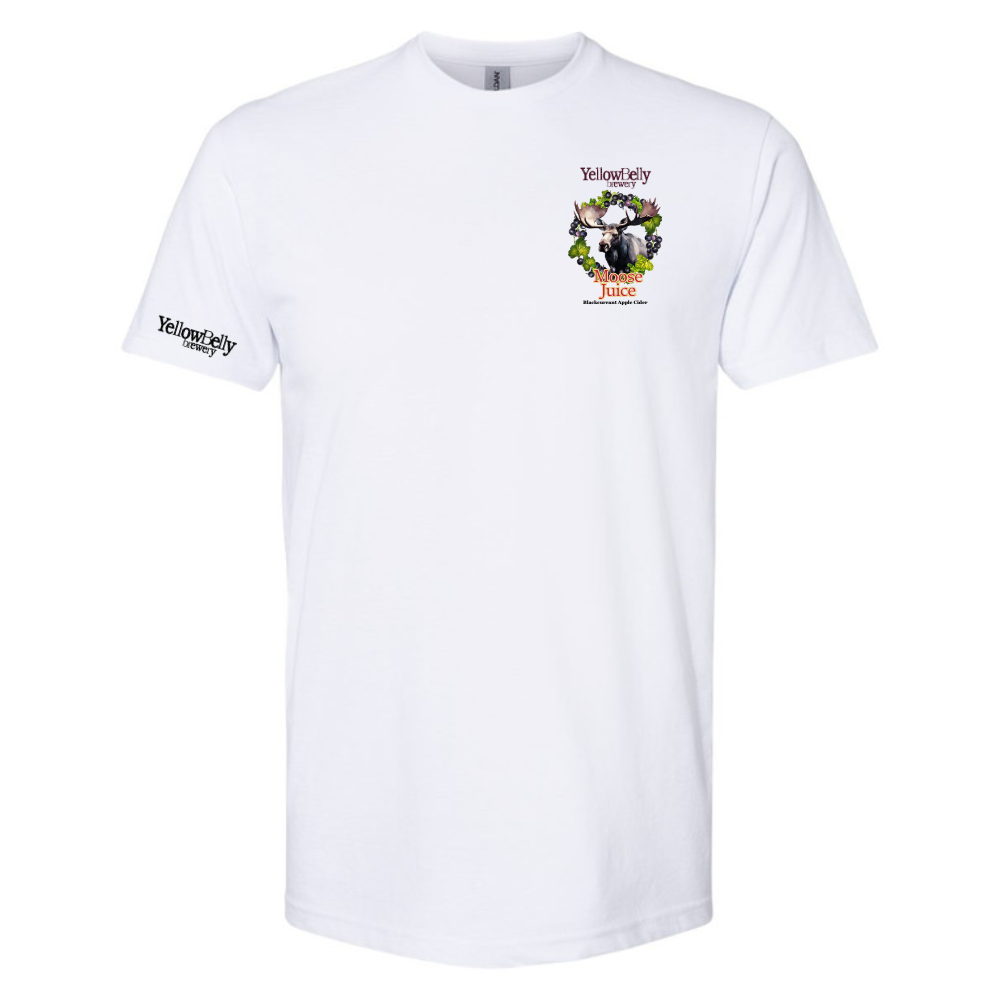 YellowBelly Brewery & Public House - Moose Juice (Pocket Logo T-Shirt)