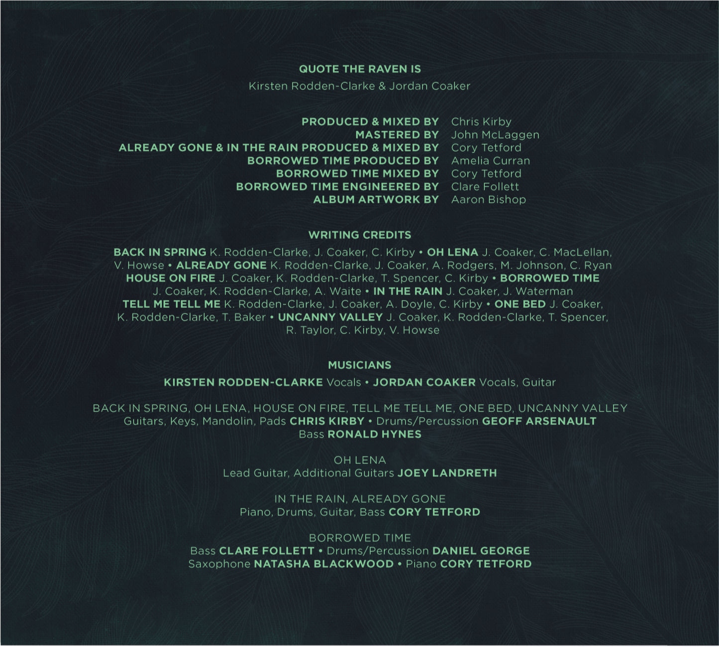Quote The Raven - Map The Dark (CD)