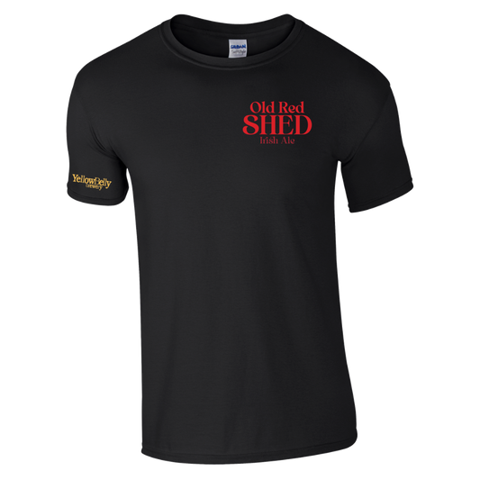 YellowBelly Brewery & Public House - Old Red Shed (Pocket Logo T-Shirt)