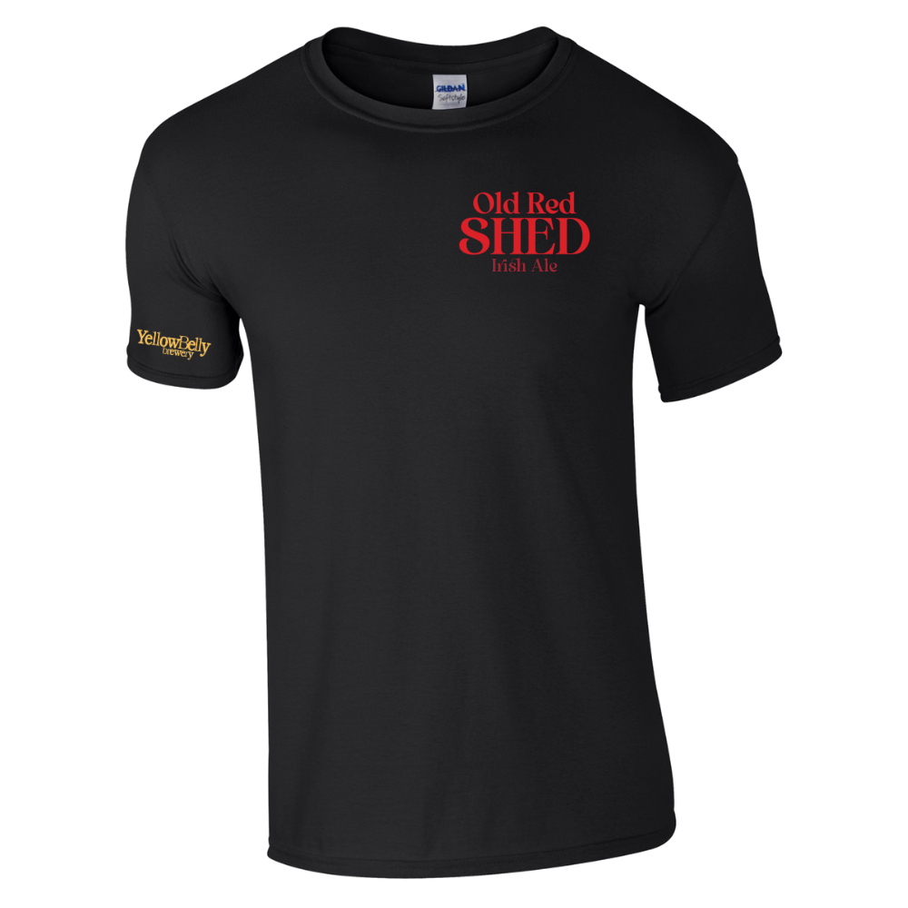 YellowBelly Brewery & Public House - Old Red Shed (Pocket Logo T-Shirt)