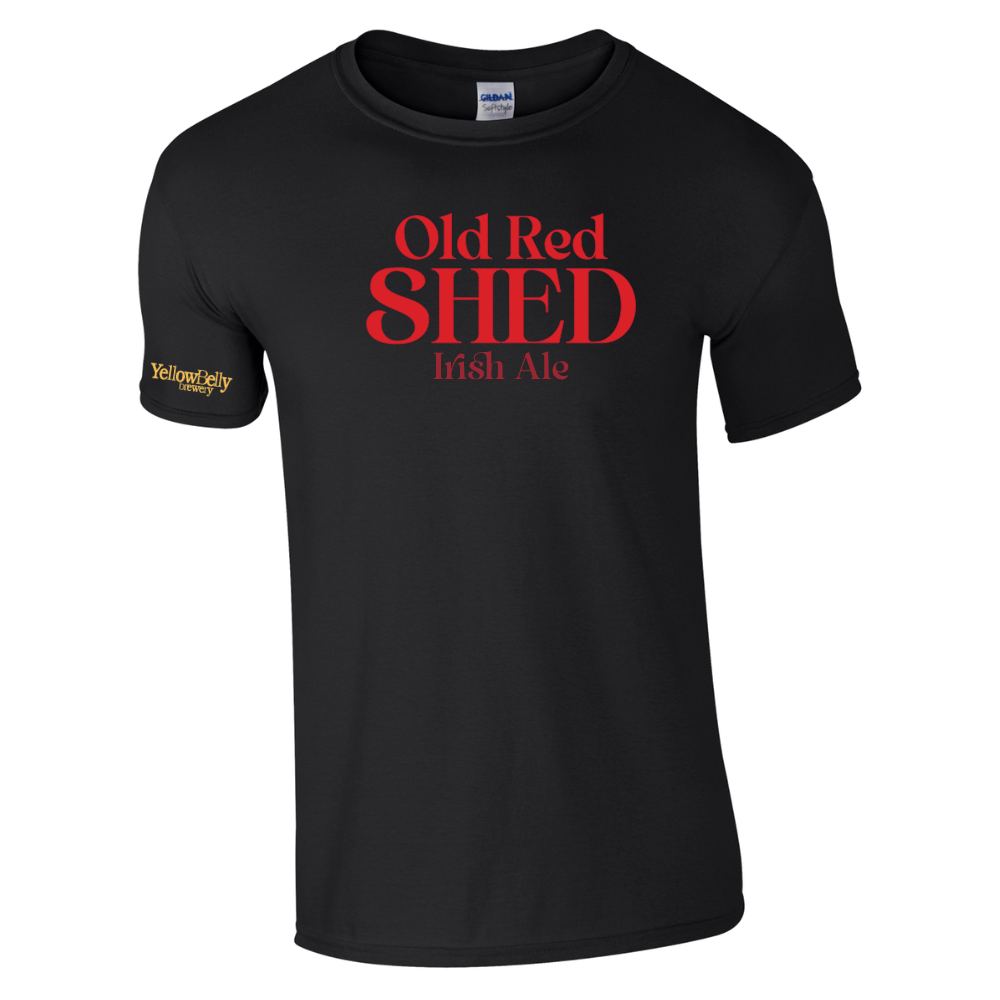 YellowBelly Brewery & Public House - Old Red Shed (Full Logo T-Shirt)