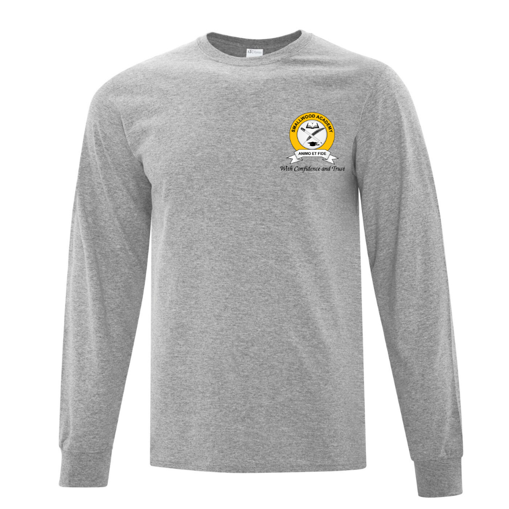 Smallwood Academy (Long Sleeve Grey/School Crest)