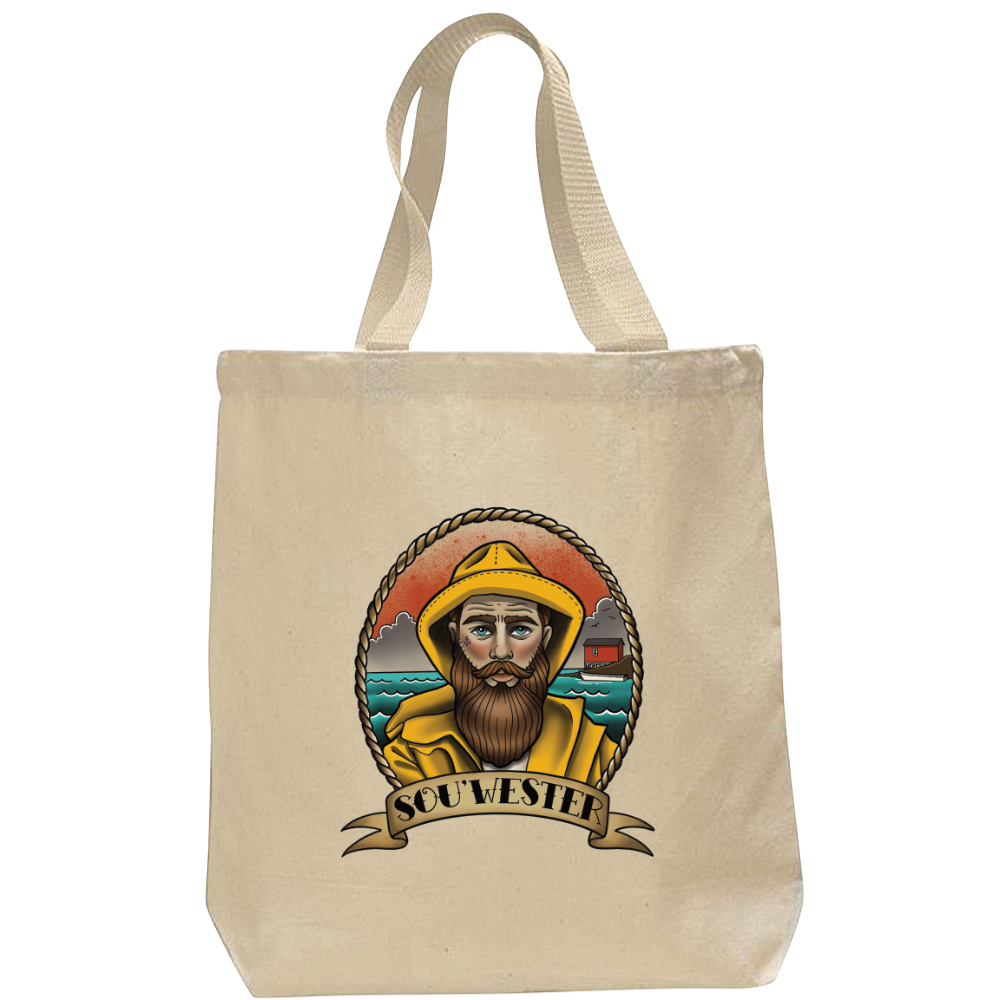 Rough Waters Brewing Company (Tote Bag) Sou'wester