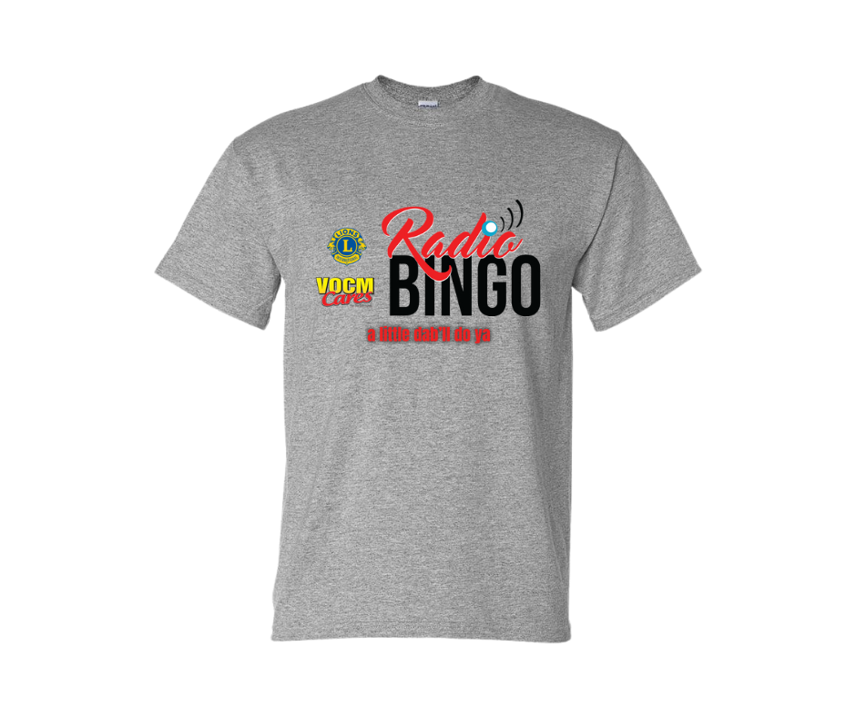 VOCM Cares Radio Bingo - Dab'll do ya (Grey T-Shirt)