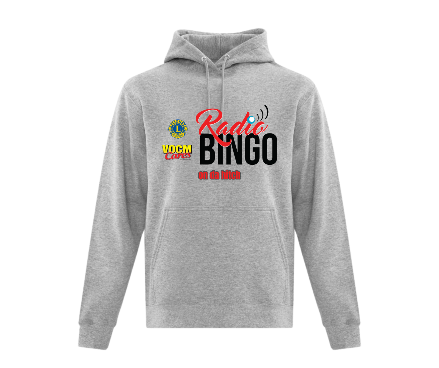 VOCM Cares Radio Bingo - On da hitch (Grey Hoodie)