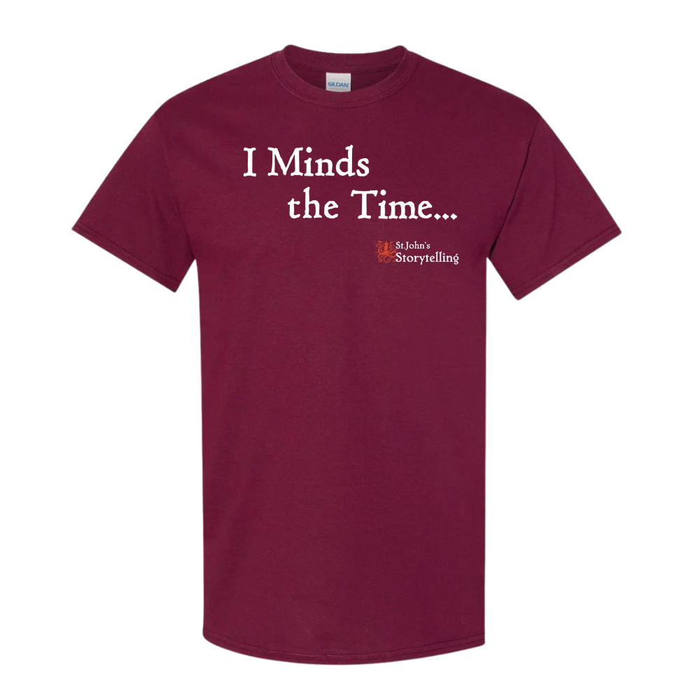 I Minds The Time T-Shirt - Maroon