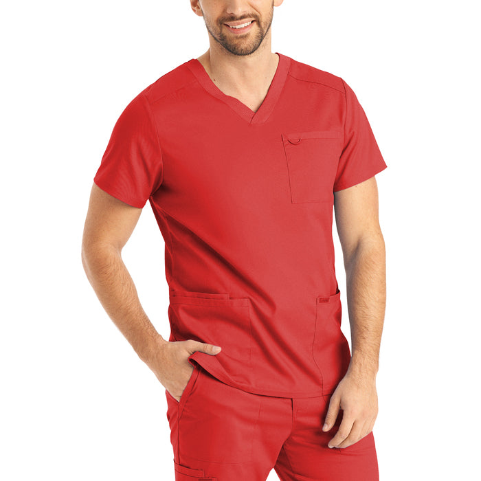 4-Pocket V-Neck Scrub Top