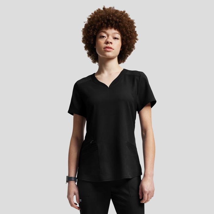 WC VIBE WOMEN'S 3-POCKET V-NECK TOP