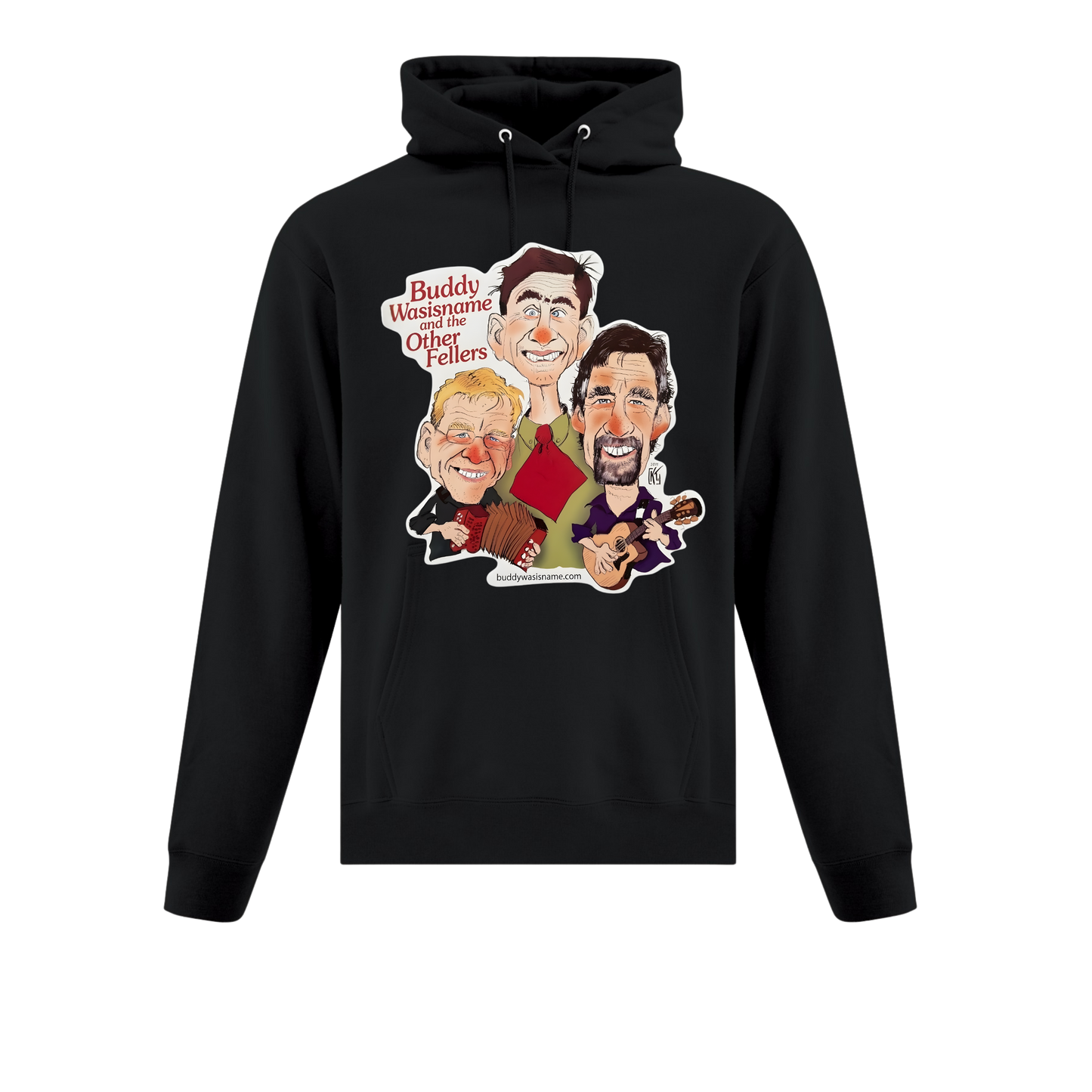 Buddy Wasisname - Cartoon Faces - Hoodie