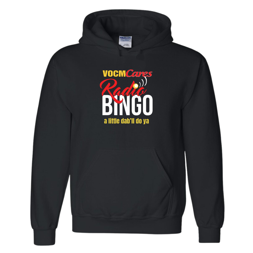 VOCM Cares Radio Bingo - Dab'll do ya! (Black Hoodie)