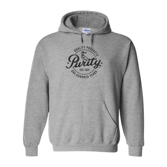 Grey Purity Hoodie - One Hundred Years