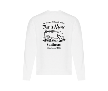 Irish Loop NL - No Matter Where I Roam - St Shott's -Crewneck Sweatshirt