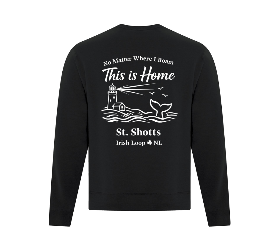 Irish Loop NL - No Matter Where I Roam - St Shott's -Crewneck Sweatshirt