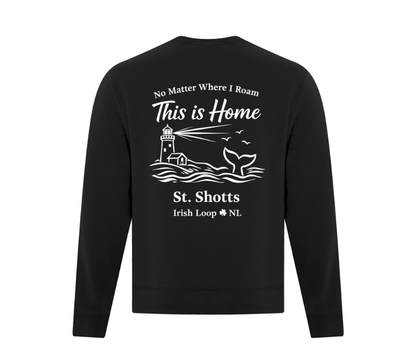 Irish Loop NL - No Matter Where I Roam - St Shott's -Crewneck Sweatshirt