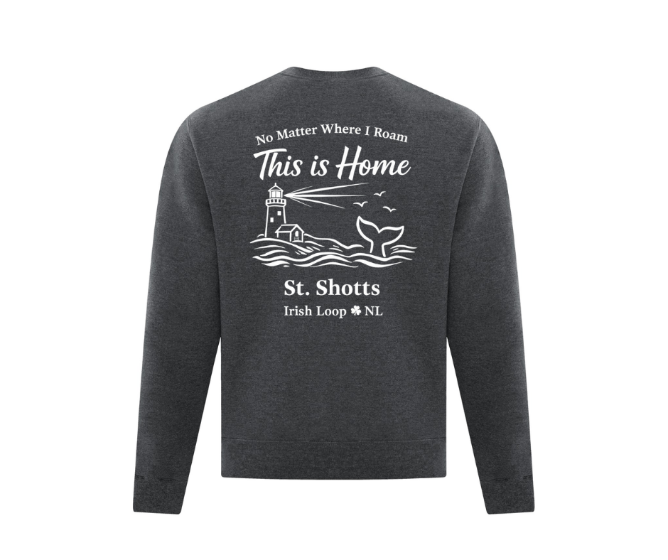 Irish Loop NL - No Matter Where I Roam - St Shott's -Crewneck Sweatshirt