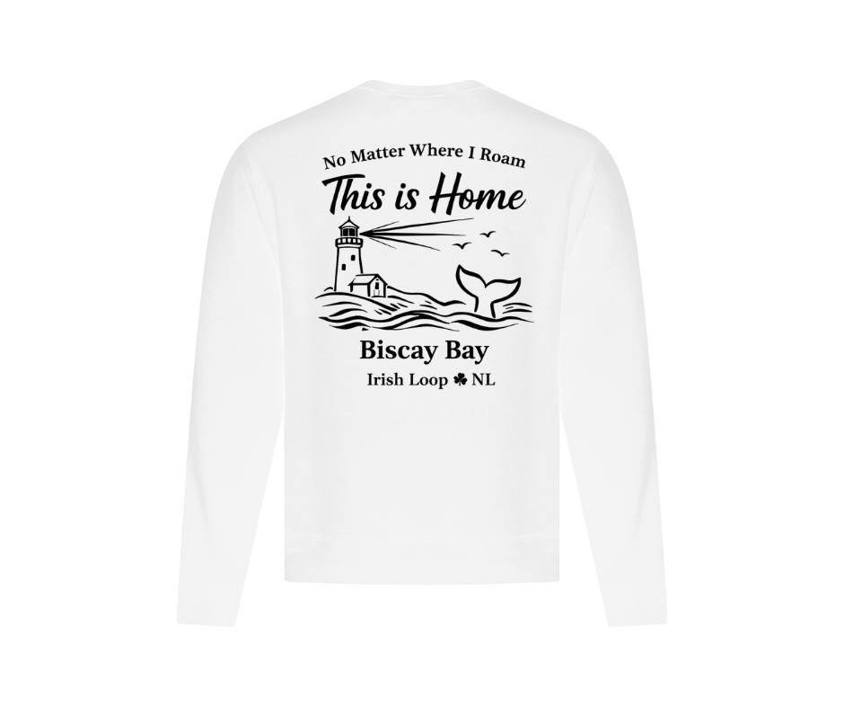 Irish Loop NL - No Matter Where I Roam - Biscay Bay -Crewneck Sweatshirt