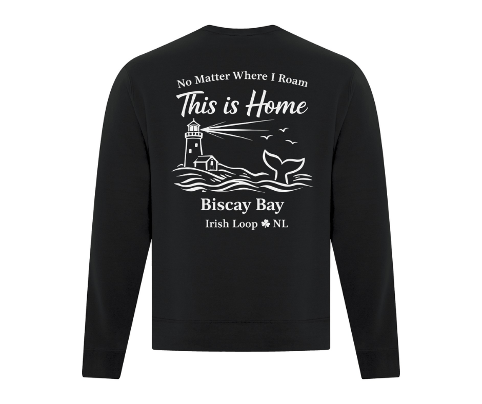 Irish Loop NL - No Matter Where I Roam - Biscay Bay -Crewneck Sweatshirt