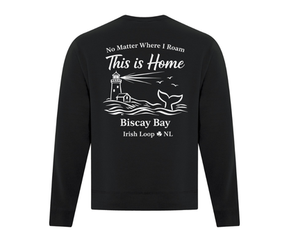 Irish Loop NL - No Matter Where I Roam - Biscay Bay -Crewneck Sweatshirt