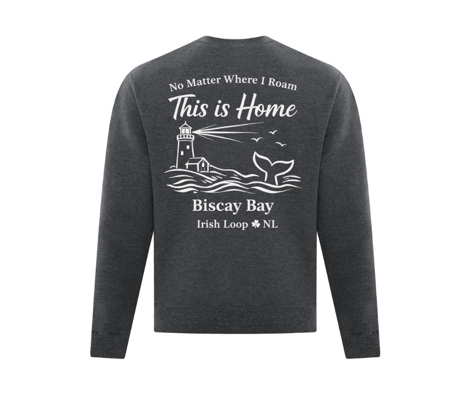 Irish Loop NL - No Matter Where I Roam - Biscay Bay -Crewneck Sweatshirt