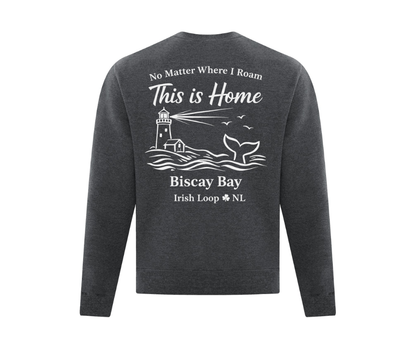 Irish Loop NL - No Matter Where I Roam - Biscay Bay -Crewneck Sweatshirt