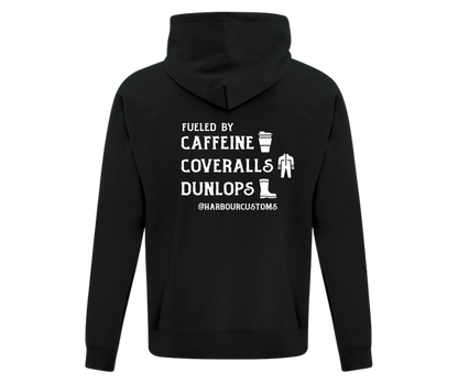 Harbour Customs Hoodie - Fueled By Caffeine