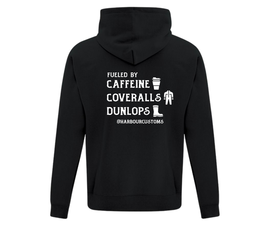 Harbour Customs Hoodie - Fueled By Caffeine