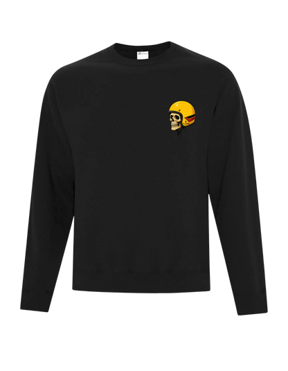 The Islander - Skull Helmet - Crewneck Sweatshirt