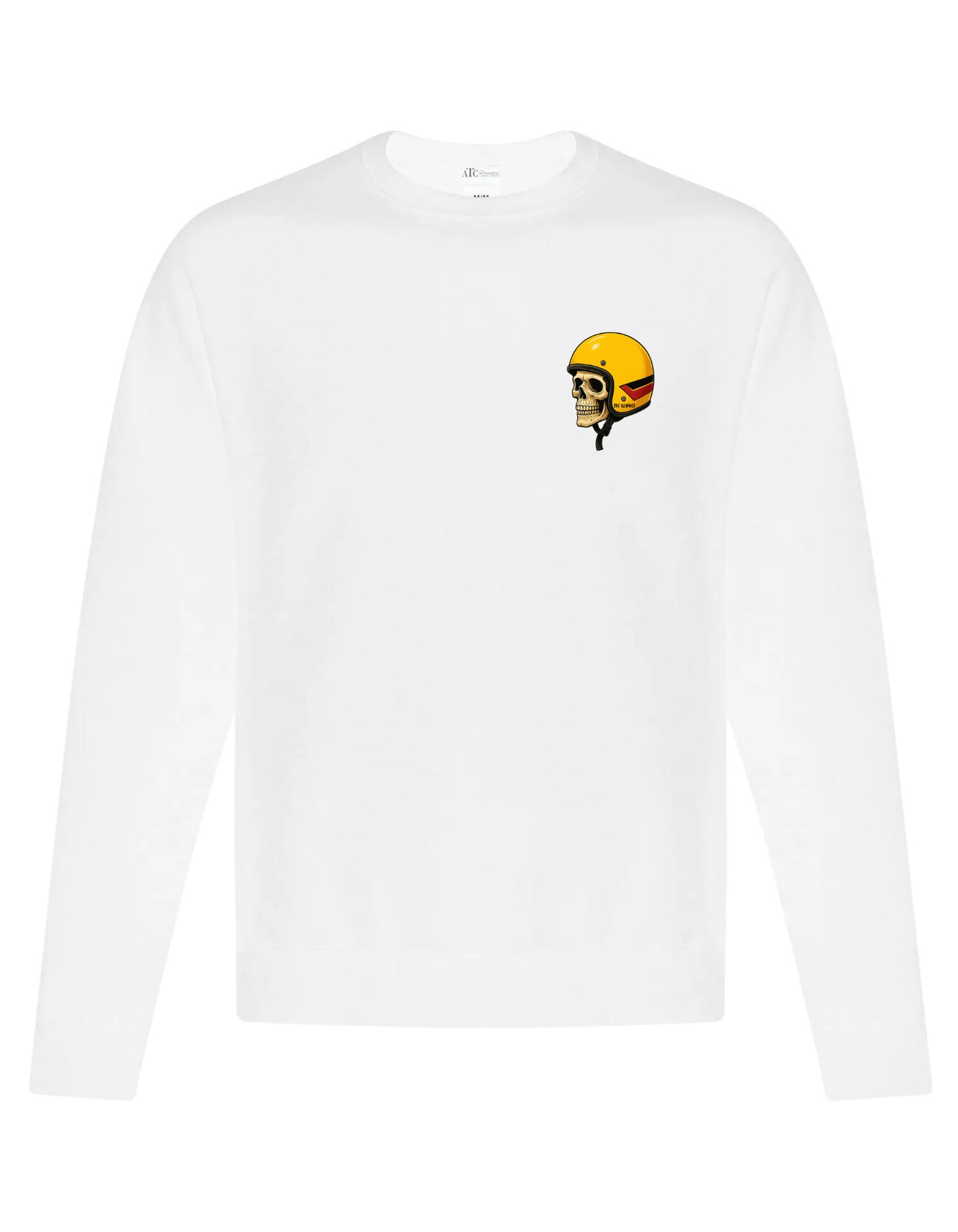The Islander - Skull Helmet - Crewneck Sweatshirt