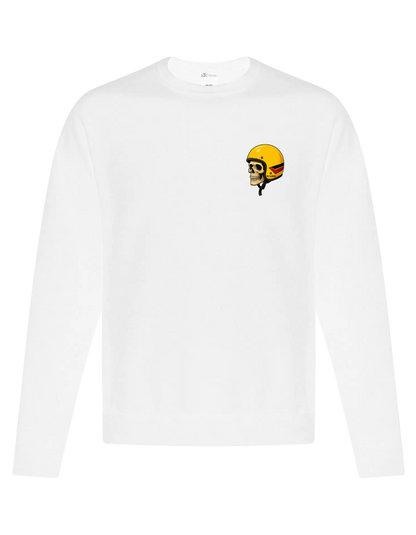 The Islander - Skull Helmet - Crewneck Sweatshirt