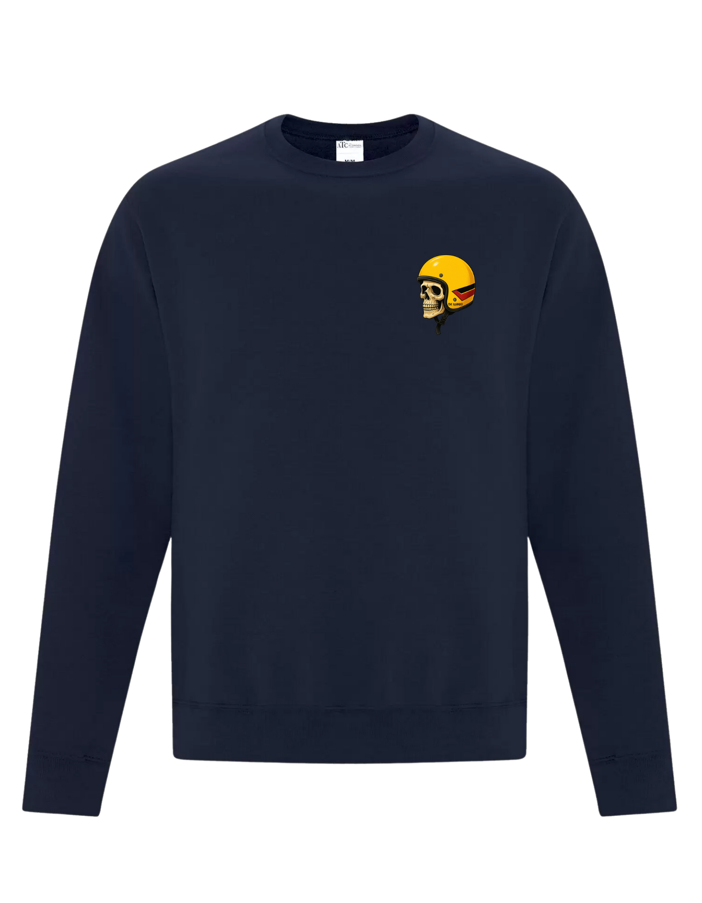 The Islander - Skull Helmet - Crewneck Sweatshirt