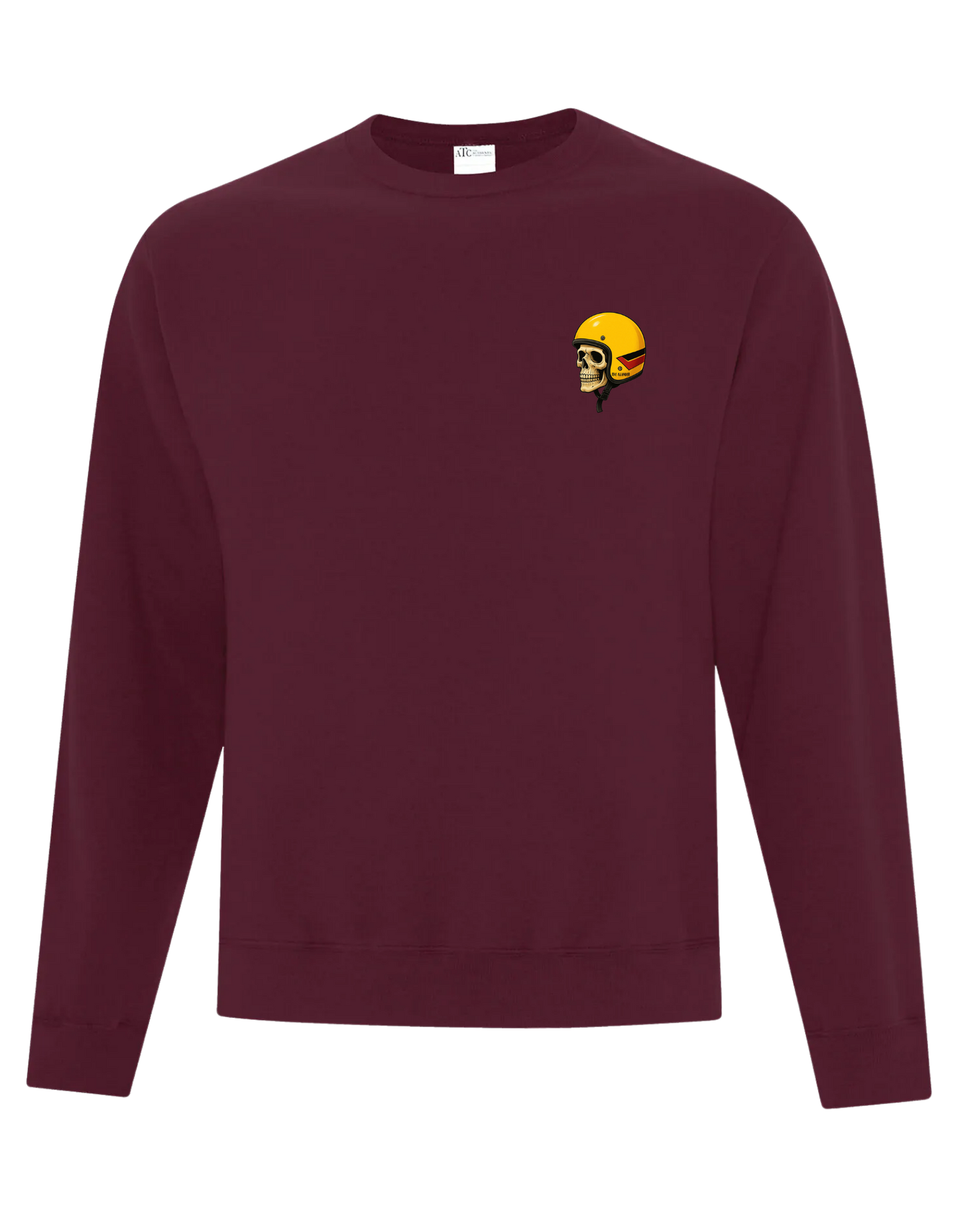 The Islander - Skull Helmet - Crewneck Sweatshirt