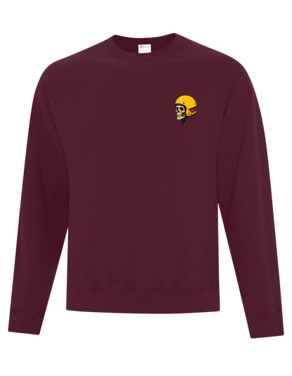 The Islander - Skull Helmet - Crewneck Sweatshirt