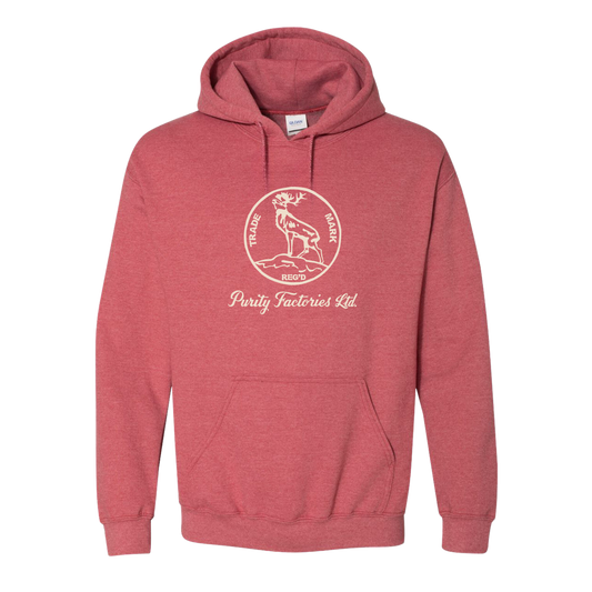 Red Purity Hoodie - Caribou