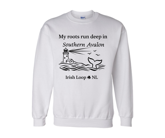 Irish Loop NL - My Roots Run Deep in Southern Avalon - Crewneck Sweatshirt