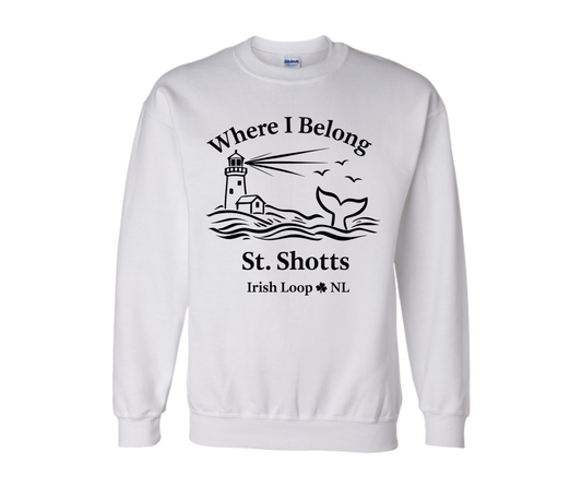 Irish Loop NL - Where I Belong - Crewneck Sweatshirt