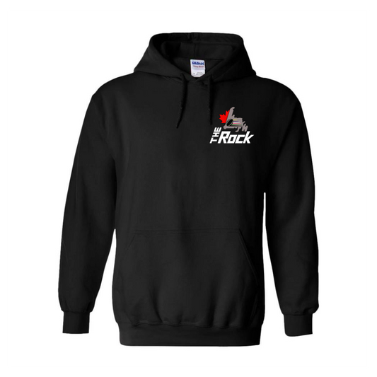 The Rock Rugby - Hoodie (Black Small Logo)