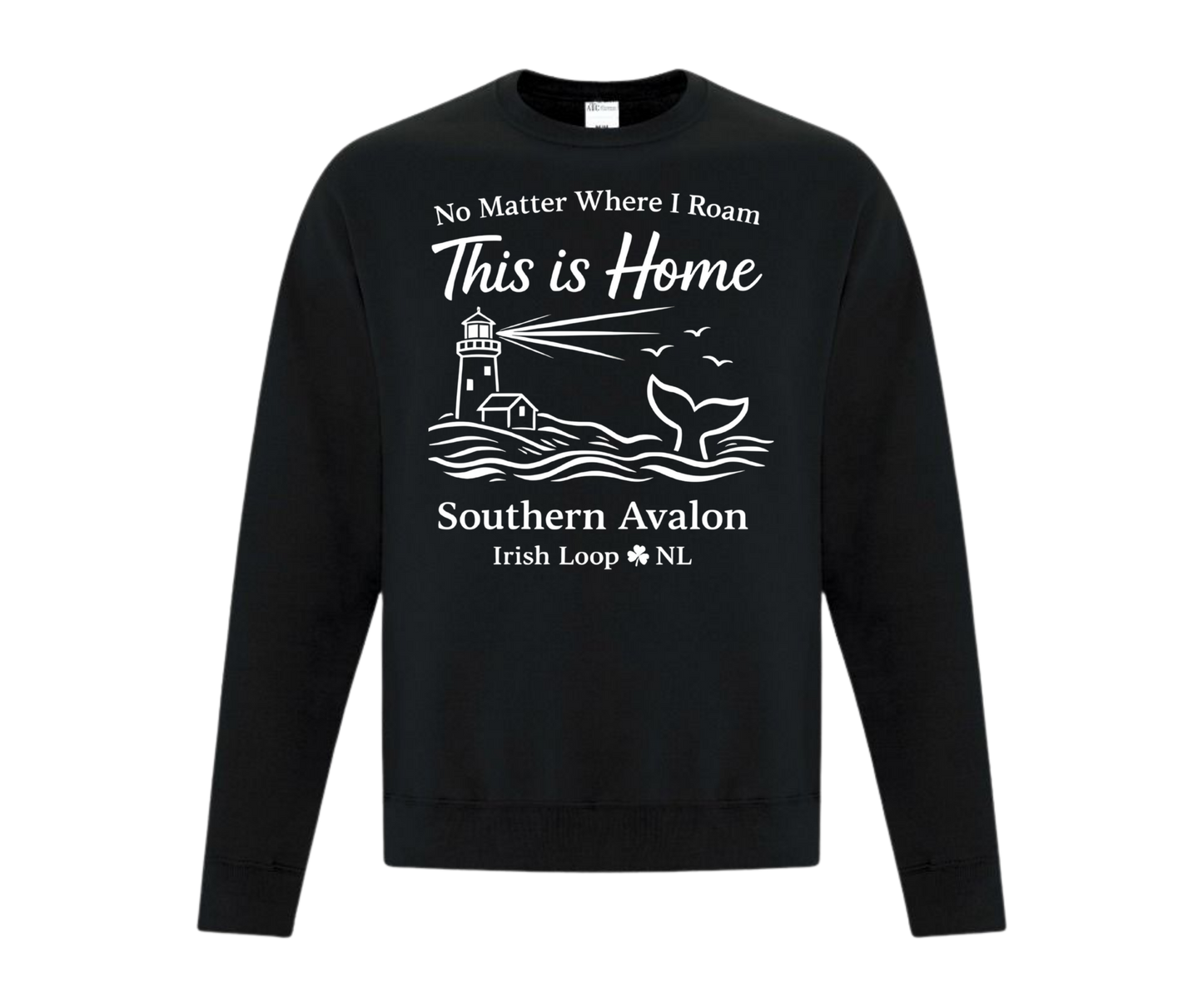 Irish Loop NL - No Matter Where I Roam - Southern Avalon -Crewneck Sweatshirt