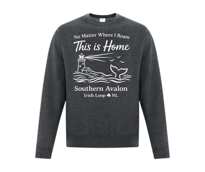 Irish Loop NL - No Matter Where I Roam - Southern Avalon -Crewneck Sweatshirt