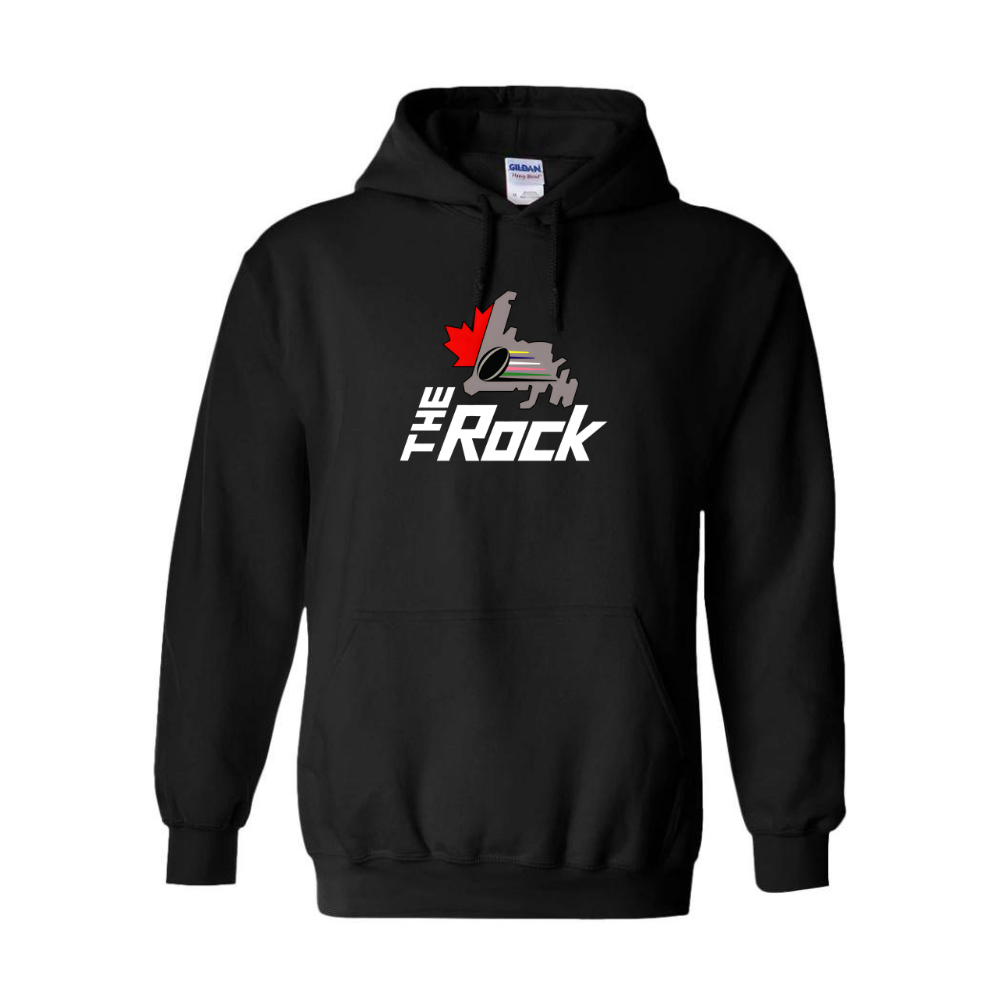 The Rock Rugby - Hoodie (Black Large Logo)