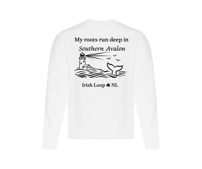 Irish Loop NL - My Roots Run Deep in Southern Avalon - Crewneck Sweatshirt