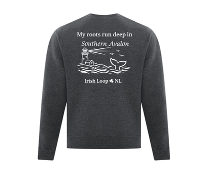 Irish Loop NL - My Roots Run Deep in Southern Avalon - Crewneck Sweatshirt