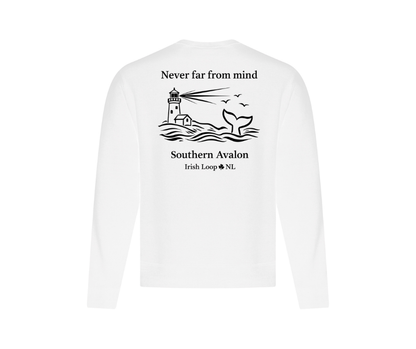 Irish Loop NL - Never Far From Mind - Southern Avalon - Crewneck Sweatshirt
