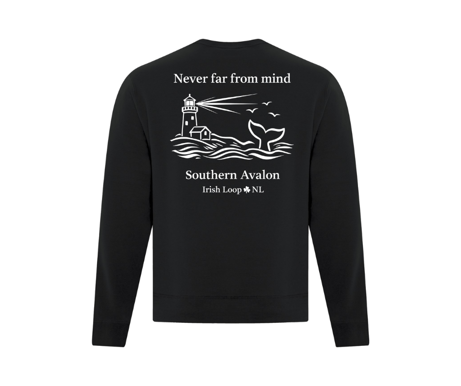 Irish Loop NL - Never Far From Mind - Southern Avalon - Crewneck Sweatshirt