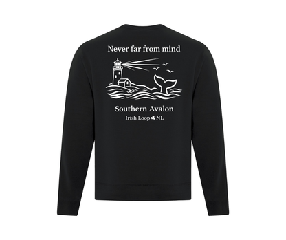 Irish Loop NL - Never Far From Mind - Southern Avalon - Crewneck Sweatshirt