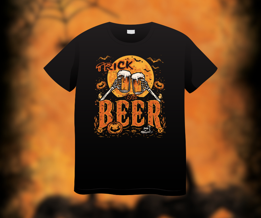 Halloween Tshirt - Trick Or Beer!