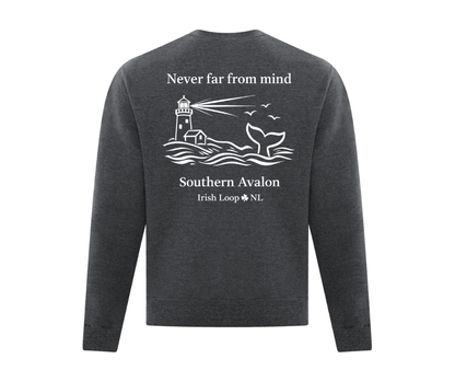 Irish Loop NL - Never Far From Mind - Southern Avalon - Crewneck Sweatshirt