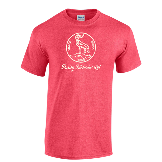 Red Unisex Purity T-Shirt - Caribou